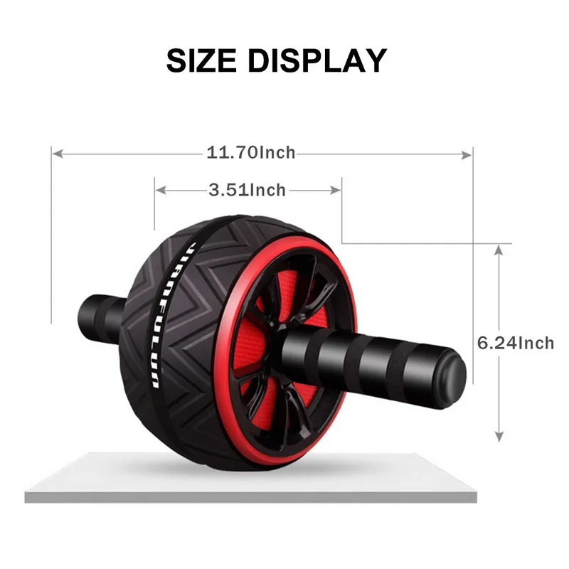 2022 New Ab Roller No Noise Abdominal Wheel Ab Roller Stretch Trainer For Arm Waist Leg Exercise Gym Fitness Equipment - Image 6