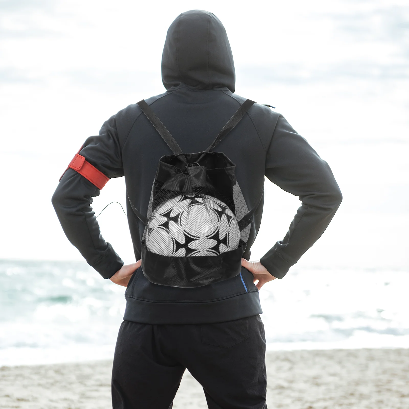 Ball Bag Soccer Mesh Sports Balls Container Basketball Carrier Bags Volleyball Holders for - Image 6